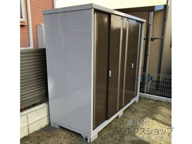 の物置・屋外倉庫 シンプリー 一般型 2160×905×1903 MJX-219E-P-TB 施工例