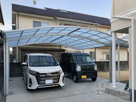 YKKAPのカーポート レイナツインポートグラン　積雪～20cm対応 施工例