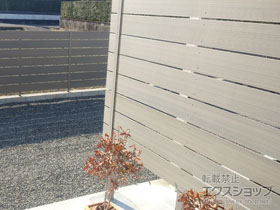 のフェンス・柵 プラドone ジョイントあり仕様 板8段 施工例