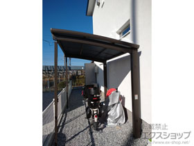 のサイクルポート・駐輪場 ネスカRミニ (ラウンドスタイル) 積雪〜20cm対応 施工例