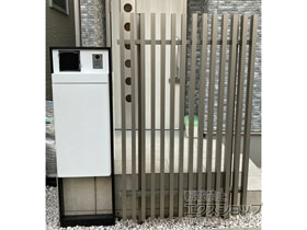 のフェンス・柵 プログコートフェンスF1型 フリーポールタイプ 施工例