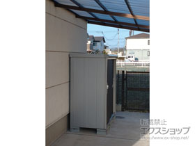 の物置・屋外倉庫 エスモ 一般型 1497×750×1501 ESE-1507E-DW 施工例