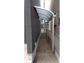 のテラス屋根 ソラリア R型 テラスタイプ 単体 積雪〜20cm対応 施工例