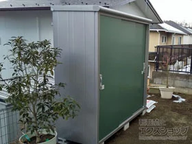 ヨドコウの物置 エスモ 一般型 1950×750×1959（ESE-1907A） ESE-1907A-EG 施工例