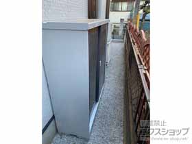 の物置・屋外倉庫 シンプリー 一般型 1520×515×1603（MJX-155D-P） MJX-155D-P-PG 施工例