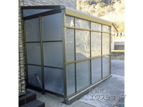 のストックヤード スピーネストックヤードF型 パネルタイプ ヤード仕様 積雪〜20cm対応 施工例