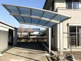 YKKAPのカーポート レイナポートグラン　積雪～20cm対応 施工例