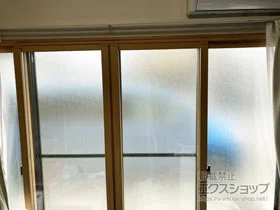 LIXIL リクシル(トステム)の内窓（二重窓・二重サッシ） インプラス 引違い窓 4枚建 施工例