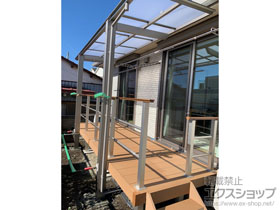 のテラス屋根 フーゴF 独立テラスタイプ 単体 積雪〜20cm対応 施工例