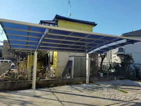 YKKAPのカーポート レイナポートグラン　積雪～20cm対応 施工例
