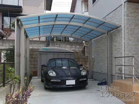 YKKAPのカーポート レイナツインポートグラン　積雪～20cm対応 施工例