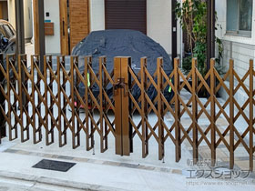 のカーゲート アルシャインHG ノンキャスター 両開き　430W 施工例