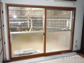 LIXIL リクシル(トステム)の内窓（二重窓・二重サッシ） インプラス 引違い窓 2枚建 施工例