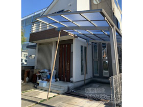 のカーポート ネスカR (ラウンドスタイル) 積雪〜20cm対応 施工例