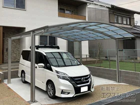 YKKAPのカーポート レイナツインポートグラン　積雪～20cm対応 施工例