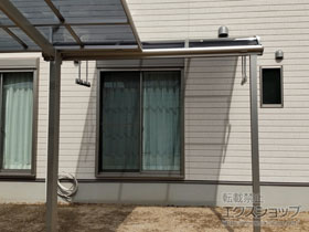 のテラス屋根 ソラリア R型 テラスタイプ 単体 積雪〜20cm対応 施工例