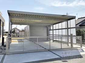 のカーゲート ワイドオーバードアS1型 電動式 施工例