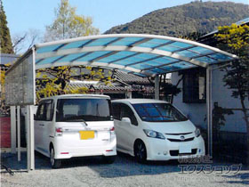 のカーポート レイナツインポートグラン　積雪〜20cm対応 施工例