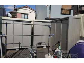 の物置・屋外倉庫 エスモ 一般型 1797×650×1959 ESE-1806A-SS 施工例