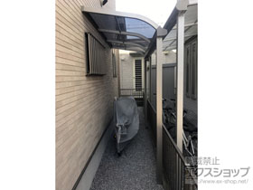 のテラス屋根 プレシオステラスII R型 テラスタイプ 単体 積雪〜20cm対応 施工例