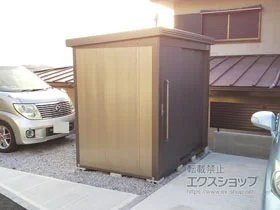 サンキンの物置・収納・屋外倉庫 アウトレット物置 ( SKGL-10-GK) 施工例