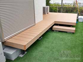 のウッドデッキ 樹ら楽ステージ 施工例