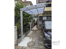 のサイクルポート・駐輪場 フーゴRミニ (ラウンドスタイル) 積雪〜20cm対応 施工例