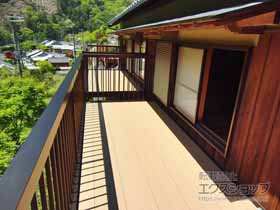 のバルコニー ルシアスバルコニー 柱建式 たて格子 単体 施工例