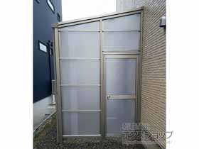 のストックヤード スピーネストックヤードF型 波板タイプ ヤード仕様 積雪50cm対応 施工例