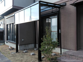 のテラス屋根 フーゴF 独立テラスタイプ 単体 積雪〜20cm対応 施工例
