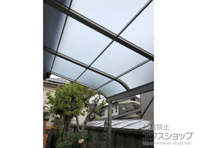 のテラス屋根 スピーネ R型 テラスタイプ 単体 積雪〜20cm対応 施工例