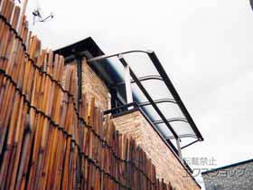 のバルコニー・ベランダ屋根 ソラリア R型 屋根タイプ 単体 積雪〜20cm対応 施工例