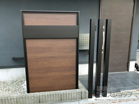 の機能門柱・ポスト ルシアスウォール 01型 W10 施工例