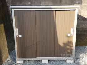 の物置・屋外倉庫 エスモ 一般型 1650×900×1501（ESE-1609E） ESE-1609E-DW 施工例