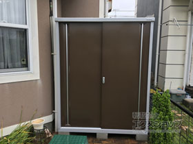 の物置・屋外倉庫 シンプリー 一般型 （MJX-159E-P） 施工例