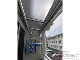 のバルコニー・ベランダ屋根 プレシオステラスII F型 屋根タイプ 単体 積雪〜20cm対応 施工例