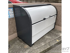 のゴミステーション クリーンストッカー CKR-1607-2型 （容量1000L） 施工例