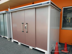 の物置・屋外倉庫 エルモ 一般型 2920×1520×2120（LMD-2915） LMD-2915-MR 施工例