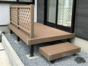 のウッドデッキ マージウッドデッキ 施工例