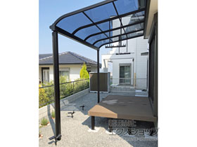 のテラス屋根 ソラリア R型 テラスタイプ 単体 積雪〜20cm対応 施工例