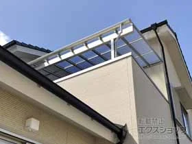 YKKAPのバルコニー屋根 ソラリア F型 1500 屋根タイプ 単体 積雪～50cm対応 施工例