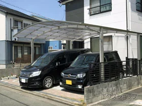 YKKAPのカーポート レイナツインポートグラン　積雪～20cm対応 施工例