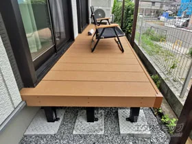 YKKAPのウッドデッキ リウッドデッキ 200 施工例