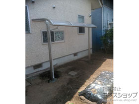 のテラス屋根 プレシオステラスII R型 テラスタイプ 単体 積雪〜20cm対応 施工例