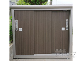 の物置・屋外倉庫 エスモ 一般型 1200×750×1101（ESE-1207Y） ESE-1207Y-DW 施工例