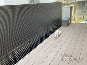 のフェンス・柵 ベルサード1型+3型 2段フリー支柱 施工例