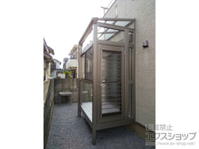 のテラス囲い・サンルーム サニージュ F型 床納まり ランマ付 積雪〜20cm対応 施工例