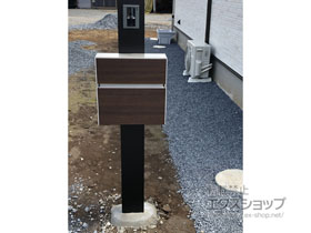 の機能門柱・ポスト シンプレオポストユニット1型 施工例