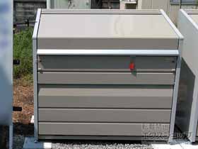 のゴミステーション ダストボックスミニ メッシュ床タイプ DCN-149M 1300L 施工例