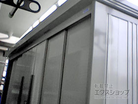 の物置・屋外倉庫 Mr.ストックマンダンディ 一般型 3600×1590×2110（ND-3615） ND-3615-W 施工例